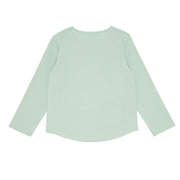 unisex pistachio long sleeve henley