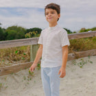 boys light blue canvas pant