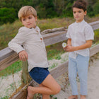 boys light blue canvas pant