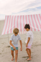 boys light blue button down shirt