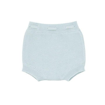 unisex blue knit short