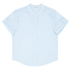 boys light blue button down shirt