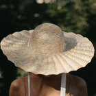 lack of color women's scalloped dolce hat