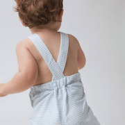 baby powder blue stripe overall