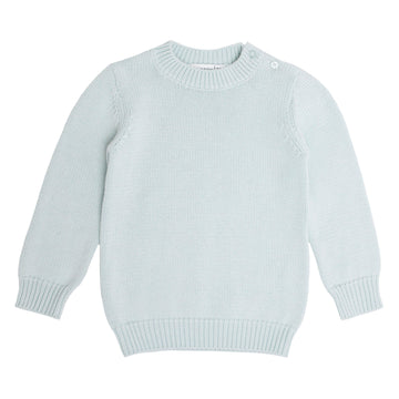 unisex light blue knit sweater