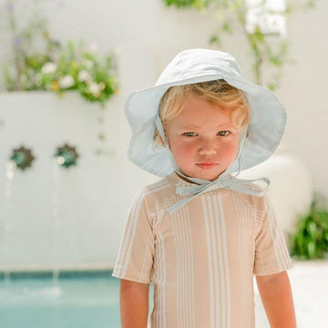 baby light blue sun hat