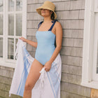 women's atlantic star tie knot one piece