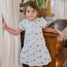 girls brock collection x minnow classic fleur drop waist dress