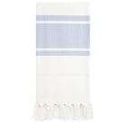 blue & white stripe towel