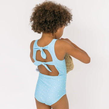 girls atlantic star double bow one piece