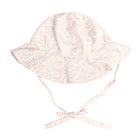 baby antique floral sun hat