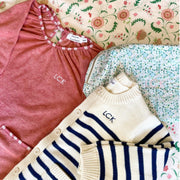 sea marsh floral interior coated travel pouch