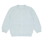 unisex light blue knit cardigan