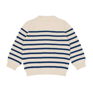 unisex breton stripe knit sweater