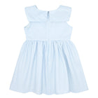 girls powder blue stripe sailor dress