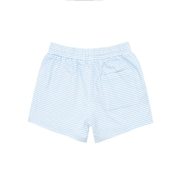 boys powder blue stripe canvas short