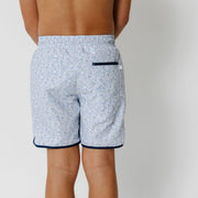 boys slate floral boardie