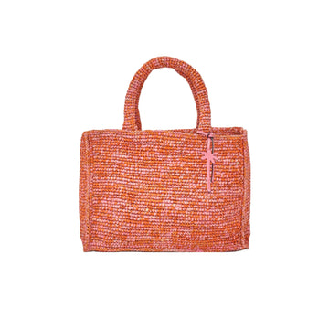 manebi small pink melange sunset bag