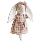 alimrose mini sofia bunny, rose check