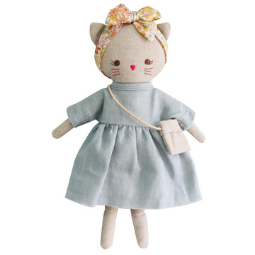 alimrose grey linen mini lilly kitty