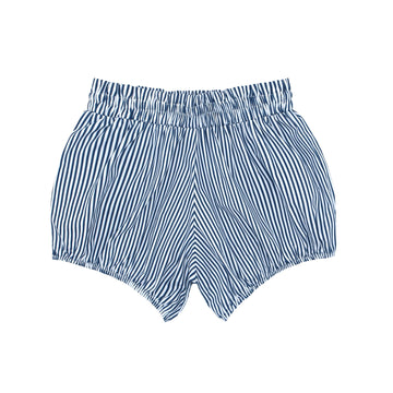 girls navy stripe bloomer short