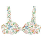 minnow x daphne oz women's wild bloom floral gathered bikini top