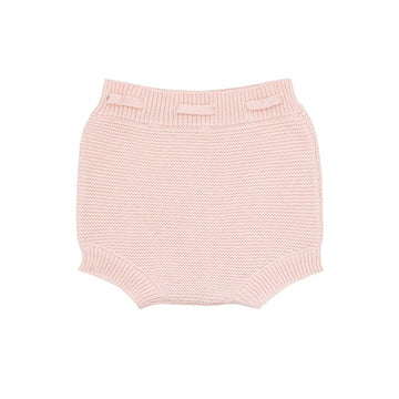 unisex soft pink knit short