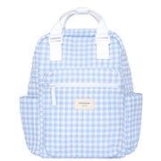 oasis blue gingham everyday backpack