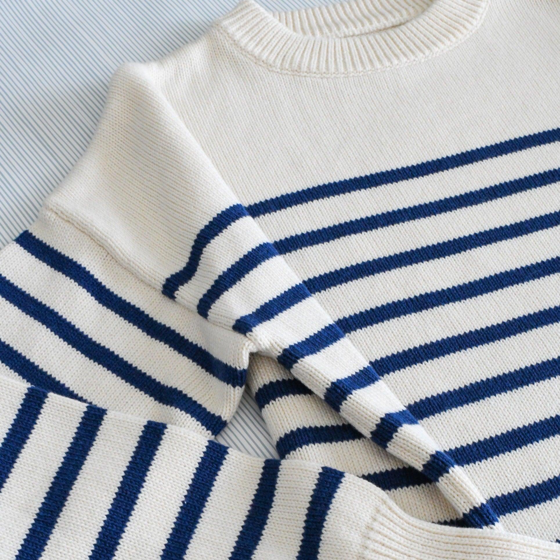 Breton stripe sweater women's best sale