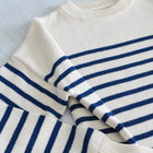 women's breton stripe knit sweater