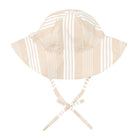 baby café stripe sun hat