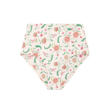 minnow x sister parish women's cloister botanical high waisted bikini bottom