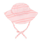 baby sorbet pink stripe sun hat