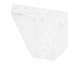 women's white eyelet bikini bottom