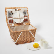 sunnylife small picnic basket, natural