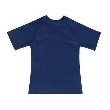 unisex navy short sleeve rashguard