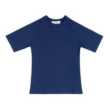 unisex navy short sleeve rashguard