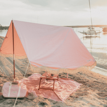 premium beach tent business & pleasure premium beach tent, pink stripe