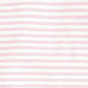 girls light pink stripe rashguard one piece