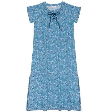 minnow x tuckernuck women's blue toile long dress