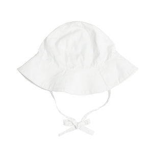 baby white sun hat