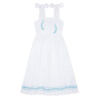 minnow x fanm mon women's coconut grove white tie knot dress