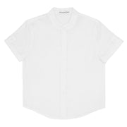 boys white button down shirt