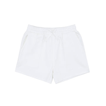 boys white canvas short