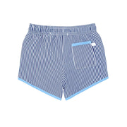 boys navy stripe boardie