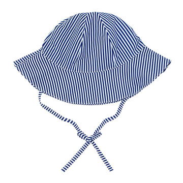 baby navy stripe sun hat