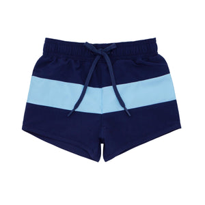 boys navy colorblock boardie