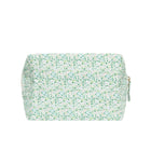 sea marsh floral interior coated travel pouch