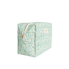 sea marsh floral interior coated travel pouch