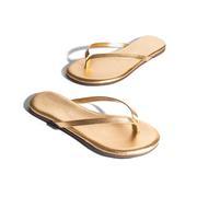 tkees mini metallic flip flops